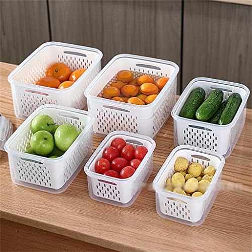 Кухненски шкаф за съхранение на пресни продукти в хладилника DUBAO, Кутия за зеленчуци и плодове, Сливная Кошница,