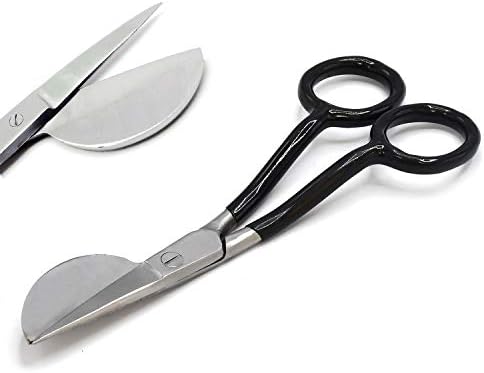 G. S Duckbill Черни Ножици 6 Нож за Ремонт на Килими от Неръждаема Стомана