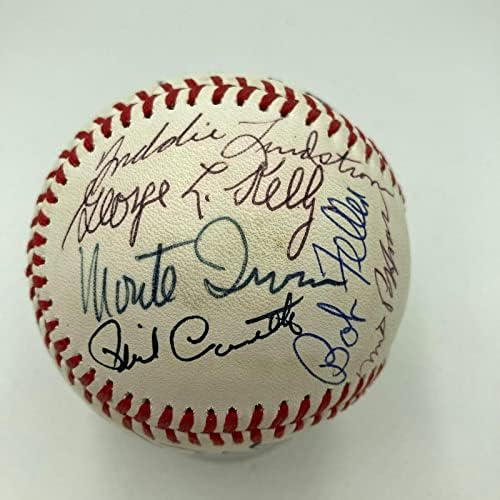 Фреди Линдстрьом, Ърни Банкс, Лойд Ванер Копито, главен изпълнителен директор на JSA серии с множество Автографи - Бейзболни топки с автографи