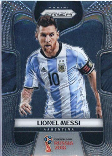 Световната купа Панини Prizm По футбол през 2018 #1 Лионел Меси Аржентина Футболна карта