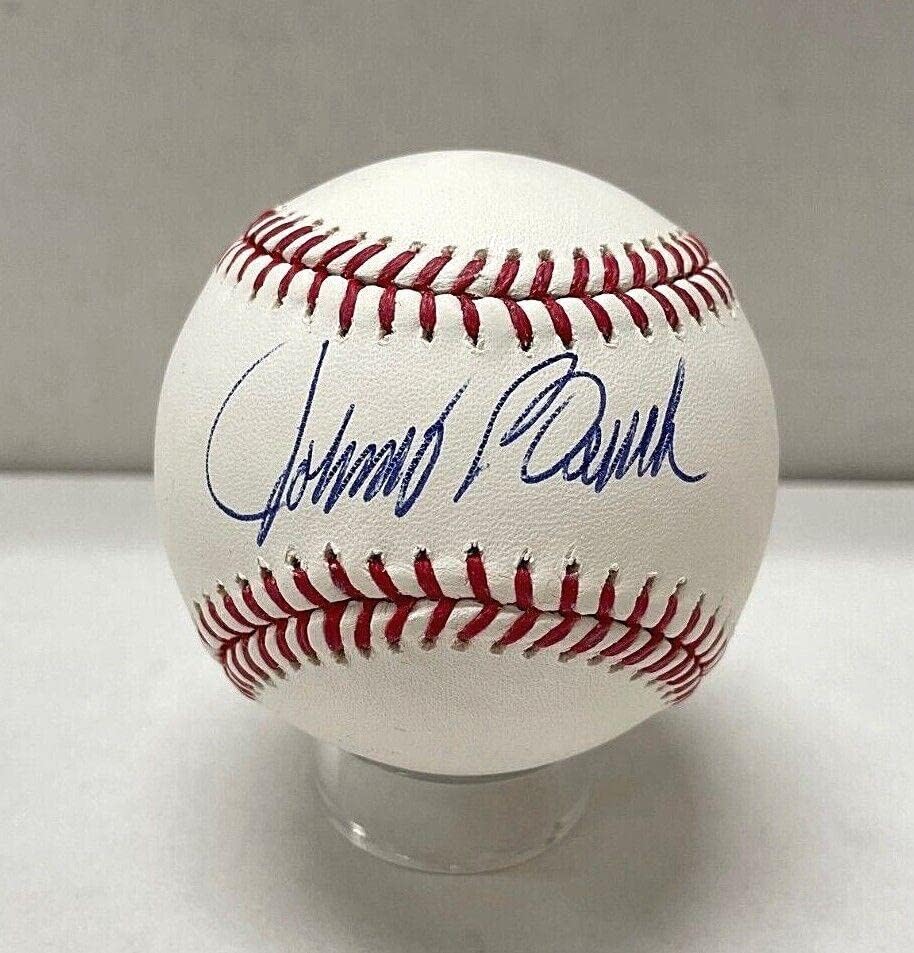 Джони Пейка Подписа Официален MLB Бейзбол JSA N88326 Maya HOF Auto в НИЦА - Бейзболни Топки С Автографи