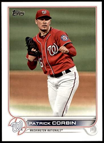 2022 Topps 525 Патрик Corbin Вашингтон Нэшнлз (бейзболна картичка) NM / MT Nationals