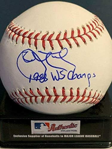 Джон Тюдор Лос Анджелис Доджърс 1988 Ws Champs Подписа Oml Бейзбол Бейзболни топки с автографи
