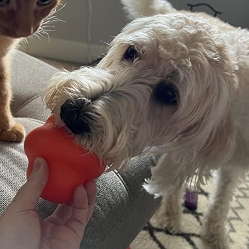 Играчка-топка за кучета SimpleDog Doggie Dooley Груб Roller Heavy Duty за Агресивна игра, Оранжево, Производство