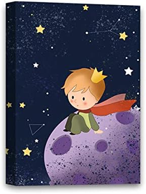 Малкият Принц Платно Стени Книга За Изкуството на Детска декорация за Дома Детска Стая Щампи 8 x 10