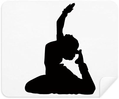 Танцьор Изкуство Паун Йога Спортна Кърпа За Почистване на Екрана за Пречистване на 2 елемента Замшевой Тъкан