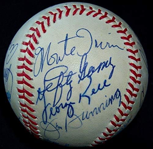 Джони Пейка Левичар Гомес Джуди Джонсън Лу Брок Подписа договор с Auto Baseball JSA О ЛОА! - Бейзболни топки