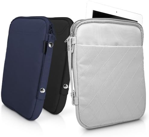 Калъф BoxWave за трайно мобилен таблет Comark 8 (Case by BoxWave) - Стеганая чанта за носене, мек калъф от изкуствена кожа с ромбовидным модел за трайно мобилен таблет Comark 8 - Тъмно ?