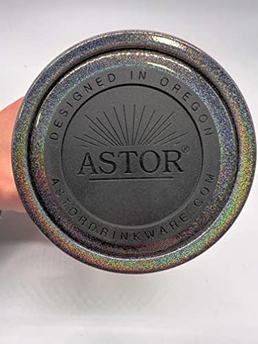 Astor | 2 в 1 | Охладител за тънки кутии за слаба бира и здрава, сода | Пътна чаша с капак за топли и студени