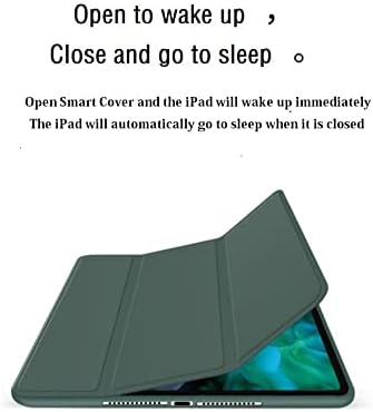 Калъф за iPad 10.2 инча (9-ти/ 8-ви /7-то поколение, 2021/2020/2019) с държач за моливи, тънка стойка, Противоударной капак за таблета, автоматична функция за събуждане/сън, картини