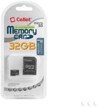 Карта памет Cellet 32GB Kodak EasyShare P880 Micro SDHC специално оформена за високоскоростен цифров запис без