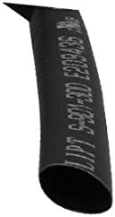 Свиване тръба X-DREE с метална намотка, Кабелен ръкав, вътрешен диаметър 1 м x 5 мм, черен (Manicotto per guaina