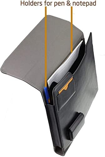 Калъф-за награда от черна кожа Broonel - Съвместими лаптоп Lenovo ThinkPad X280 12,5