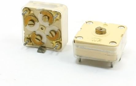 Aexit 444HF Двухшпиндельные Пасивни Компоненти от 20-20pF С отвор 1.5 мм Вал Радиоконденсаторы Променлив Ток