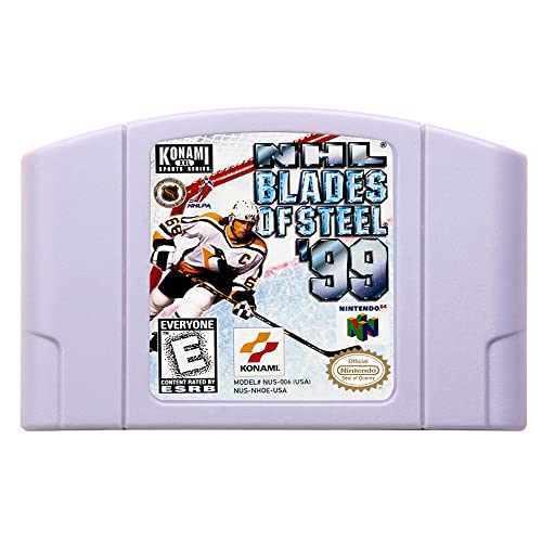 Нова Игра Касета N64 NHL Blades of Steel '99 Американската Версия NTSC За игра на карти Конзола N64