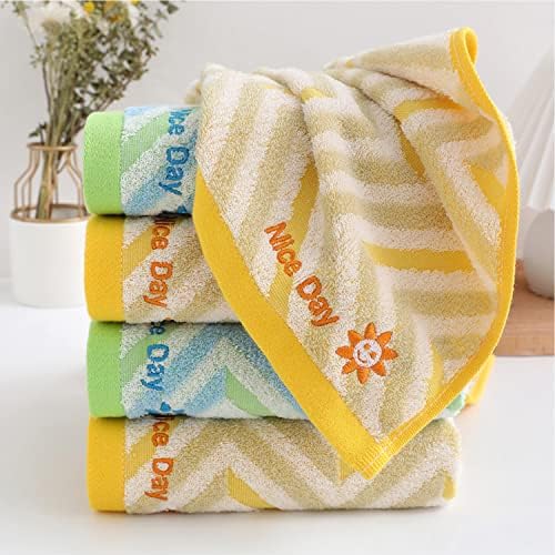 Комплект Кърпи за ръце, не забравяйте от 2 Шарени Памук Абсорбираща Меки Декоративни Кърпи за Баня 13,4