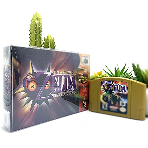 Новост за игра касета Legend of Zelda Majora's Mask и кутии за игри за N64 игри, американската версия на (без