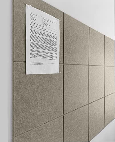 Алтернатива на голям корк дъска Филцови плочки за стените с размер 47 х 35 см, 12 опаковки с Безопасни Подвижни