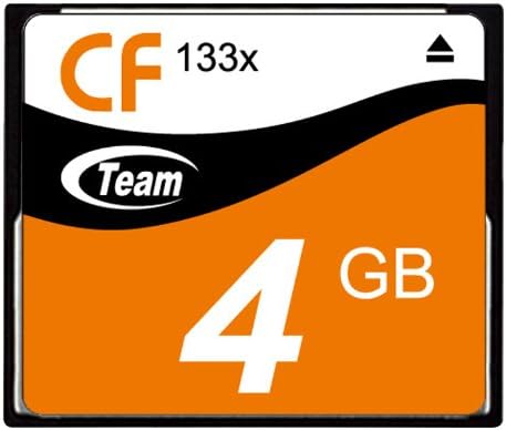 Карта памет Team CF 4GB High Performance 133x за Samsung DIGIMAX 35 MP3 350 350SE. Тази карта е приложен.