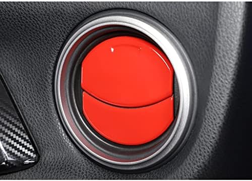 Нови Защитни етикети на страничния капак въздуховод, Съвместими с Toyota GT86 GT 86 2012-2020 (червен)