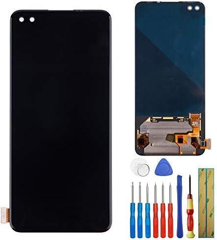 Дисплей E-yiiviil AMOLED, който е Съвместим с OnePlus Nord AC2001 AC2003, 6,44инчов LCD дисплей със сензорен