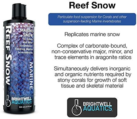 Brightwell Aquatics Reef Snow - Повтаря морски сняг за корали и други морски безгръбначни