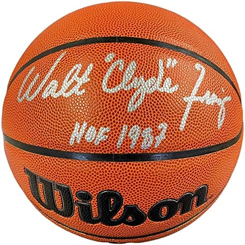 Уолт Клайд Фрейзър КОПИТО 87 Уилсън Баскетбол с автограф (JSA) - Баскетболни топки с автографи