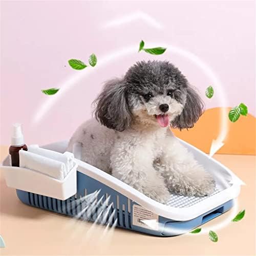 ZLXDP Стоки за малки и домашни любимци В помещението Преносими Тоалетна за Кучета Пластмасова Двуслойни Подложка