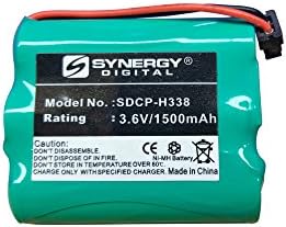 Батерии за безжични телефони Synergy Digital, работи с безжичен телефон Panasonic KX-TC976 (Ni-MH, 3,6 В, 1500