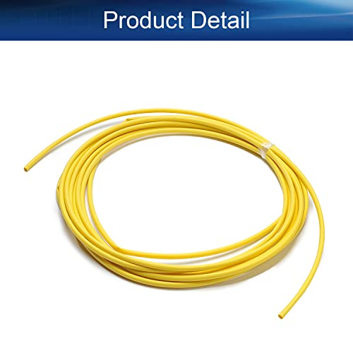 1 бр. Свиване тръба, Жълто Електрически проводник Bettomshin 2:1, кабел ≥ 600 и 248 ° F, 8 м х 6 мм (LxDia),