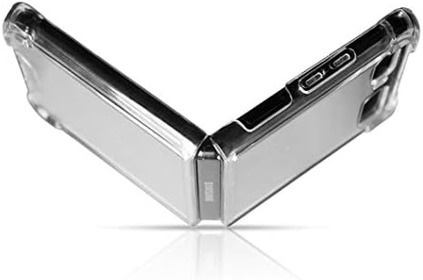 Прозрачен калъф за Galaxy Z Flip, Z Калъф Flip 5G, ултра-тънък и Кристално Мек Гумен калъф от TPU, устойчив