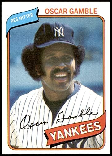 1980 Topps 698 Гембъл Оскар Ню Йорк Янкис (бейзболна картичка) NM / MT Янкис