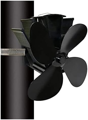 XFADR SRLIWHITE Без Магнит, монтиран на стената Камина Вентилатор с Ниско Ниво на Шум 4-Термодинамични Печной