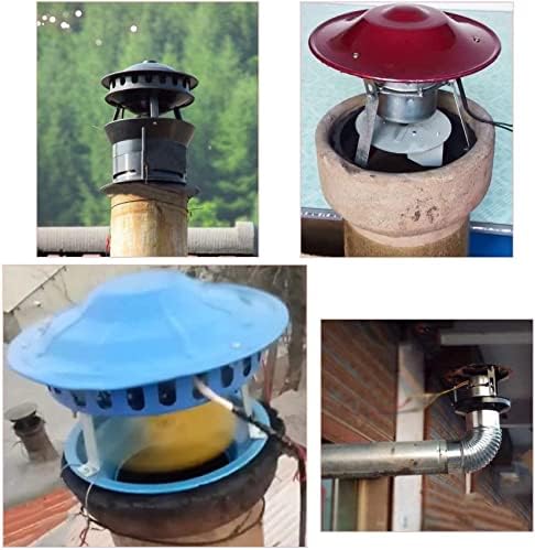 Вентилатор за камина с дымоходом, Вентилатор за кръгли комини, Електрически Вентилатор за комин Вентилатори