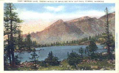 Национален гора Медисин-Bow, Уайоминг, пощенска Картичка