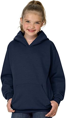 Hoody-пуловер Hanes Big Boy ' s с качулка Тъмно синьо, X-Large