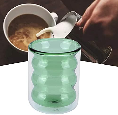 01 Стъклена чаша, термостойкая триизмерна чаша за пиене, двупластова за студени напитки за кафе (двойна чаша