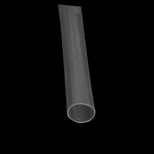 Свиване тръба X-DREE с вътрешен диаметър 3,5 мм, Прозрачен Метална обвивка, Кабелен ръкав с дължина 15 м (Guaina