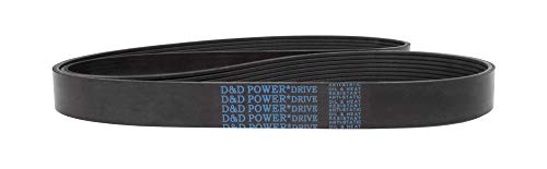 Клиновой колан D&D PowerDrive 935K28 Поли с 28 ивици, Гума