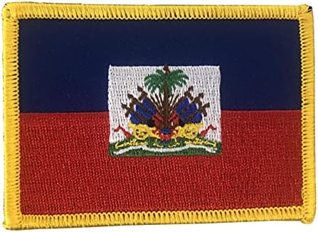 Метален ревера хартата Хаити /САЩ 1 и Шляпная на жени - Покажете гордостта си Republique d 'Haïti Repiblik d'