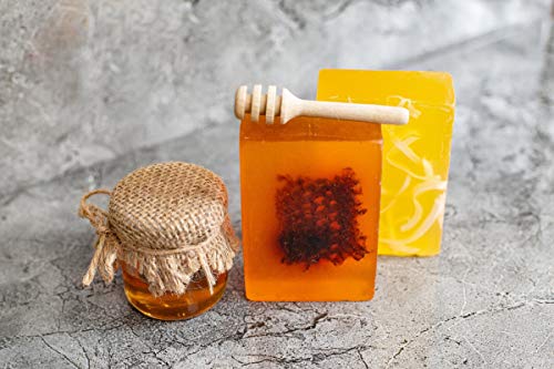 САБУН КО. Медовое сапун - Естествен Овлажняващ сапун ръчно изработени от мед и пчелен восък - За лице,