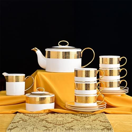 ZHUHW 15 бр Изискан Кафе Костюм в Европейски Стил, Керамични Чай, Следобеден Чай, Набор от Кафе Чаши от Костен