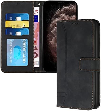 Asdsinfor Калъф за Мото G31/Moto G41, една Чанта-Портфейл от изкуствена кожа, Притежател на кредитна карта,