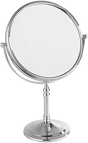 Огледало за грим KEKEYANG Козметично огледало за грим, десктоп двустранно огледало с 3-кратно увеличение, въртящо
