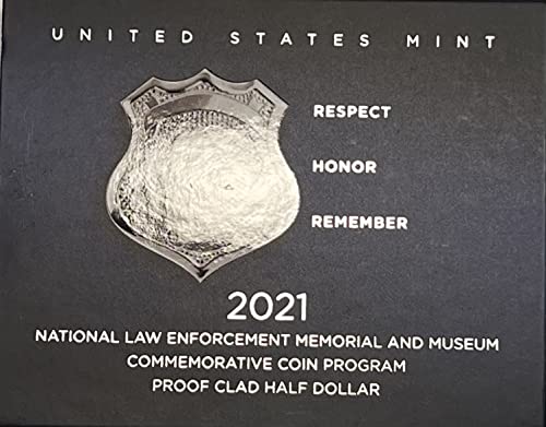 Национален паметник на правоохранителните органи и Музейна монета от 2021 г. в Полдоллара Монетния двор на САЩ