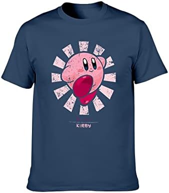 Японската мъжка тениска Kirby в ретро стил