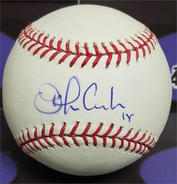 Бейзбол с автограф Орландо Кабреры (шампион от световните серии 2004 г. на Бостън Ред Сокс Экспос Энджелз OMLB)