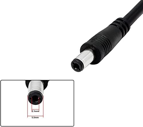 Кабел увеличава преобразувател напрежение USB DC 5V до DC 12V конектор dc 5,5 x 2,5 мм 3,3 фута