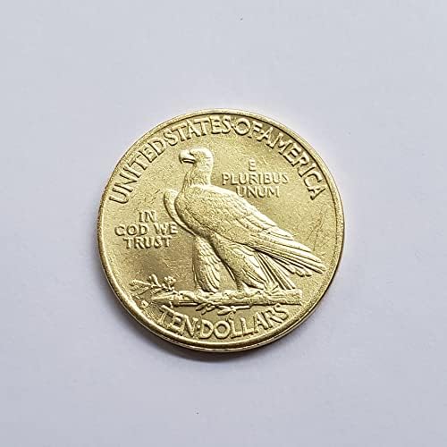 QINGFENG Старинни Занаяти 1911 Индийски Главата Златна Монета Възпоменателна Монета с Диаметър 27 мм