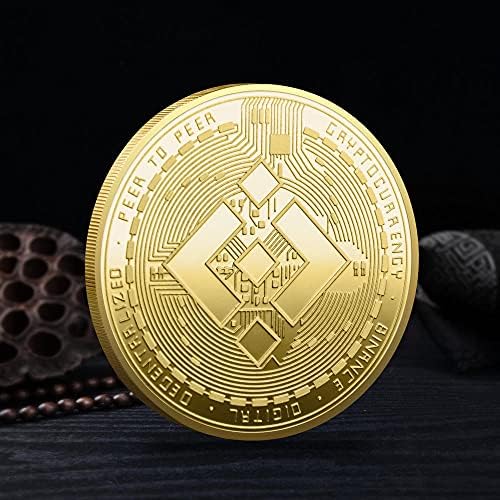 Възпоменателна монета Позлатен Цифров Виртуална Монета Айде Криптовалюта 2021 са подбрани Монета Ограничена